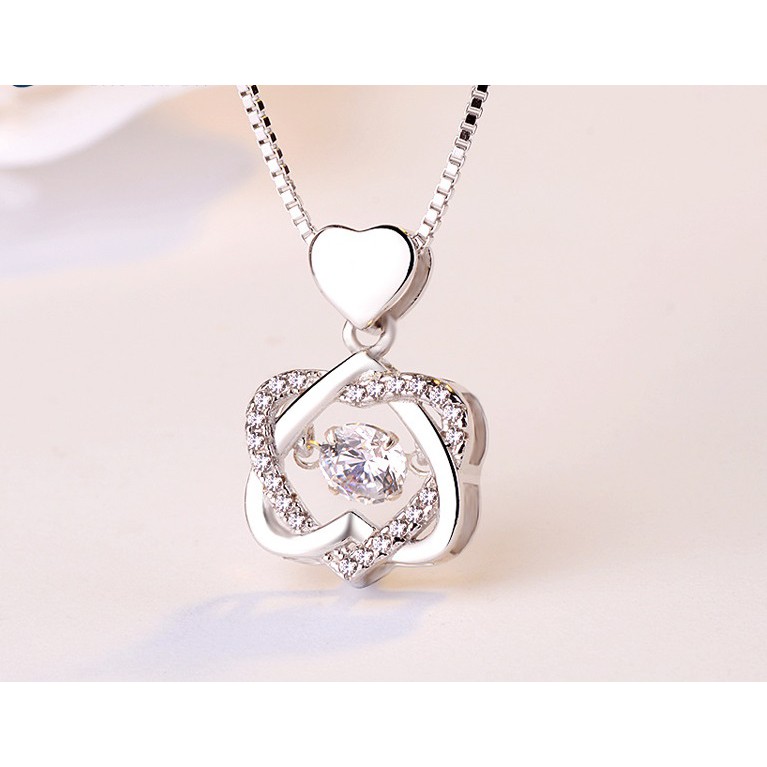 Kalung Perak / Necklace 925 Sterling Silver Wanita Cewek Korea Unik Asli S925 Cocok Hadiah KS027