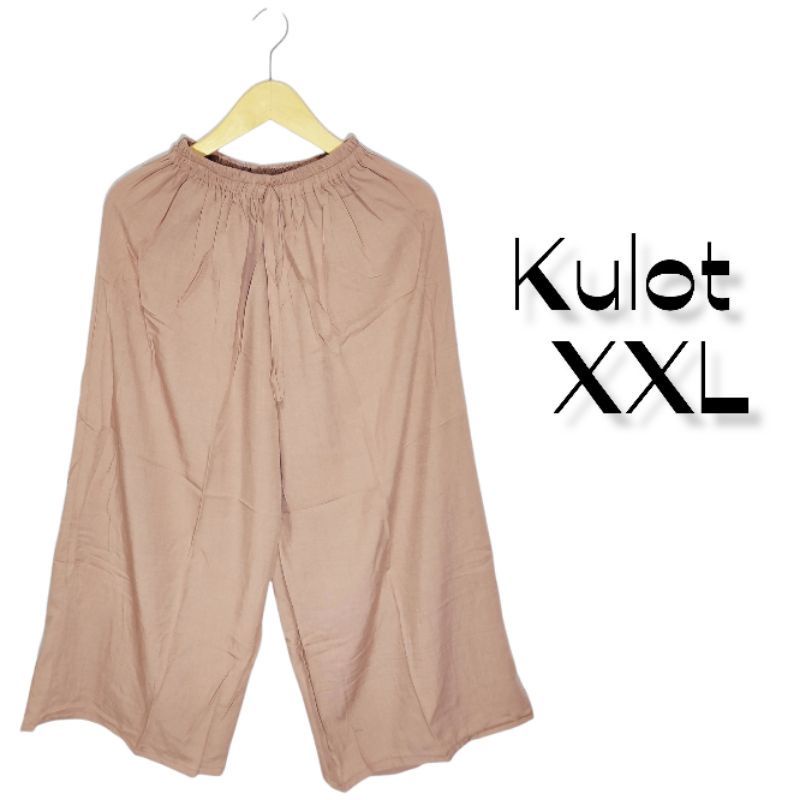 KULOT RAYON TALI SERUT SIZE JUMBO XXL / KULOT HIGHWAIST RAYON JUMBO