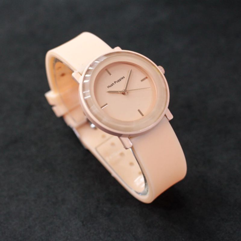 JAM TANGAN WANITA HUSH PUPPIES FASHION RUBBER STRAP