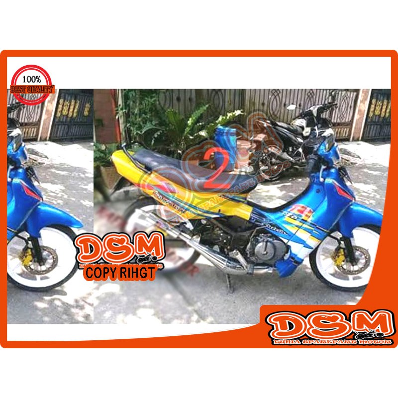 KNALPOT RACING SATRIA HIU 2 TAK LSCM / KNALPOT RACING MODEL KOLONG SATRIA HIU LSCM