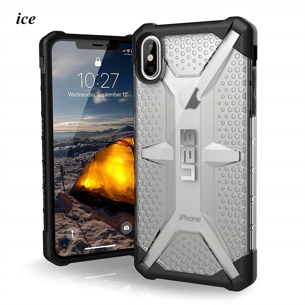 Untuk  UAG apple iPhone 11 pro max 6 6S 7 8 plus XR X Xs Max 12ProMax 13Pro MaxTransparent Plasma Case Iphone