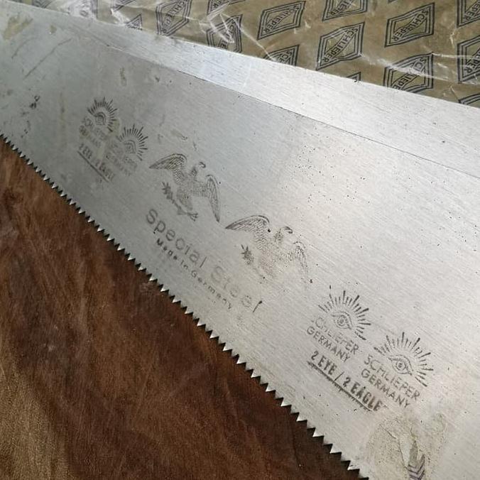 GERGAJI KAYU LAWAS KUNO CAP MATA 20" CARL SCHLIEPER MADE IN GERMANY
