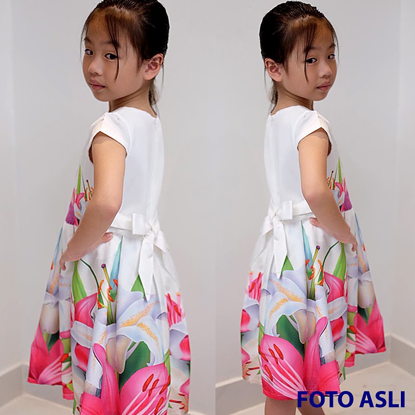 Dress flower anak perempuan