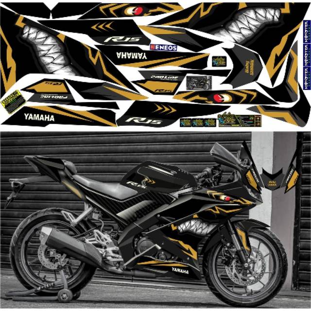 STRIPING R15 V3 GROSIRAN MURAH MERIAH BORONGAN REALPICT