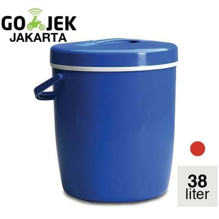 KHUSUS GOJEK - TERMOS NASI / ES / RICE BUCKET 38 LITER LION STAR TEBAL - TJ2