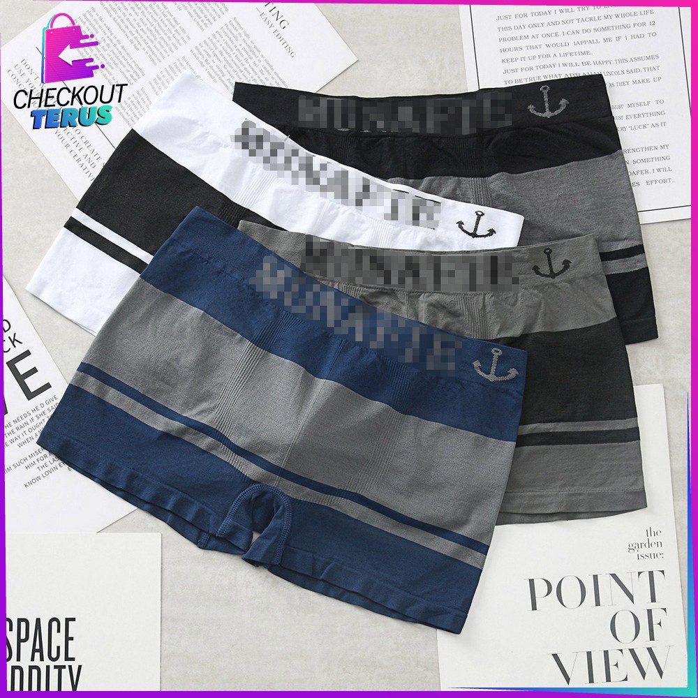 CT P117 Celana Dalam Pria Boxer CD Laki Laki Petak Boxer Men Underwear Celana Dalam Pendek Pria Kolor Cowok Sempak Pria Dewasa