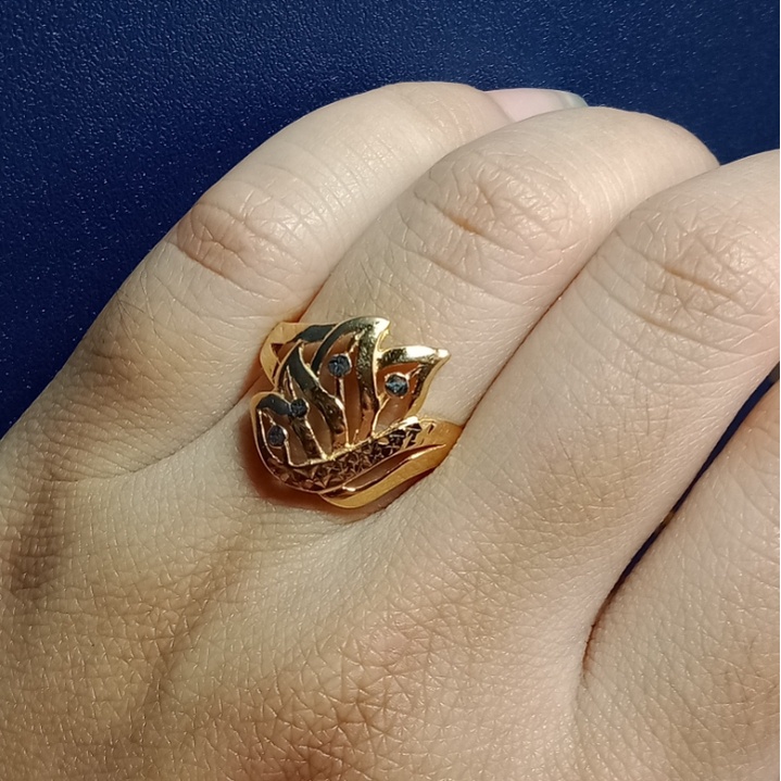 Cincin Emas 17K - 2.3 gr Kadar 750 - 638