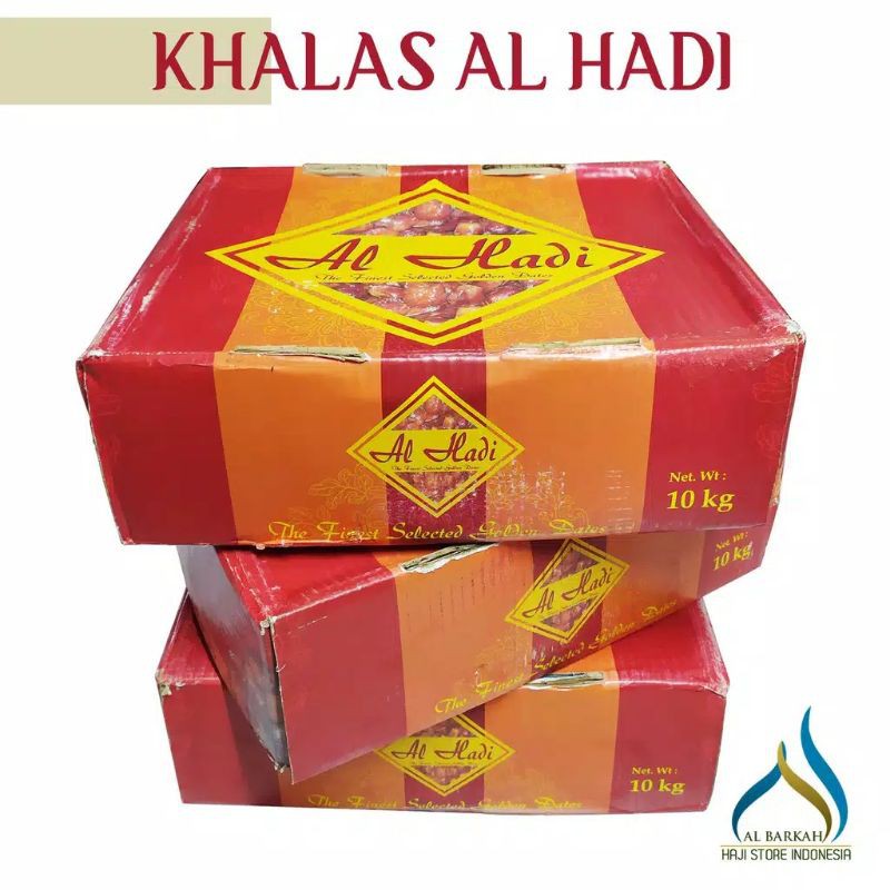 Kurma khalas saad 10kg/oleh oleh haji dan umroh