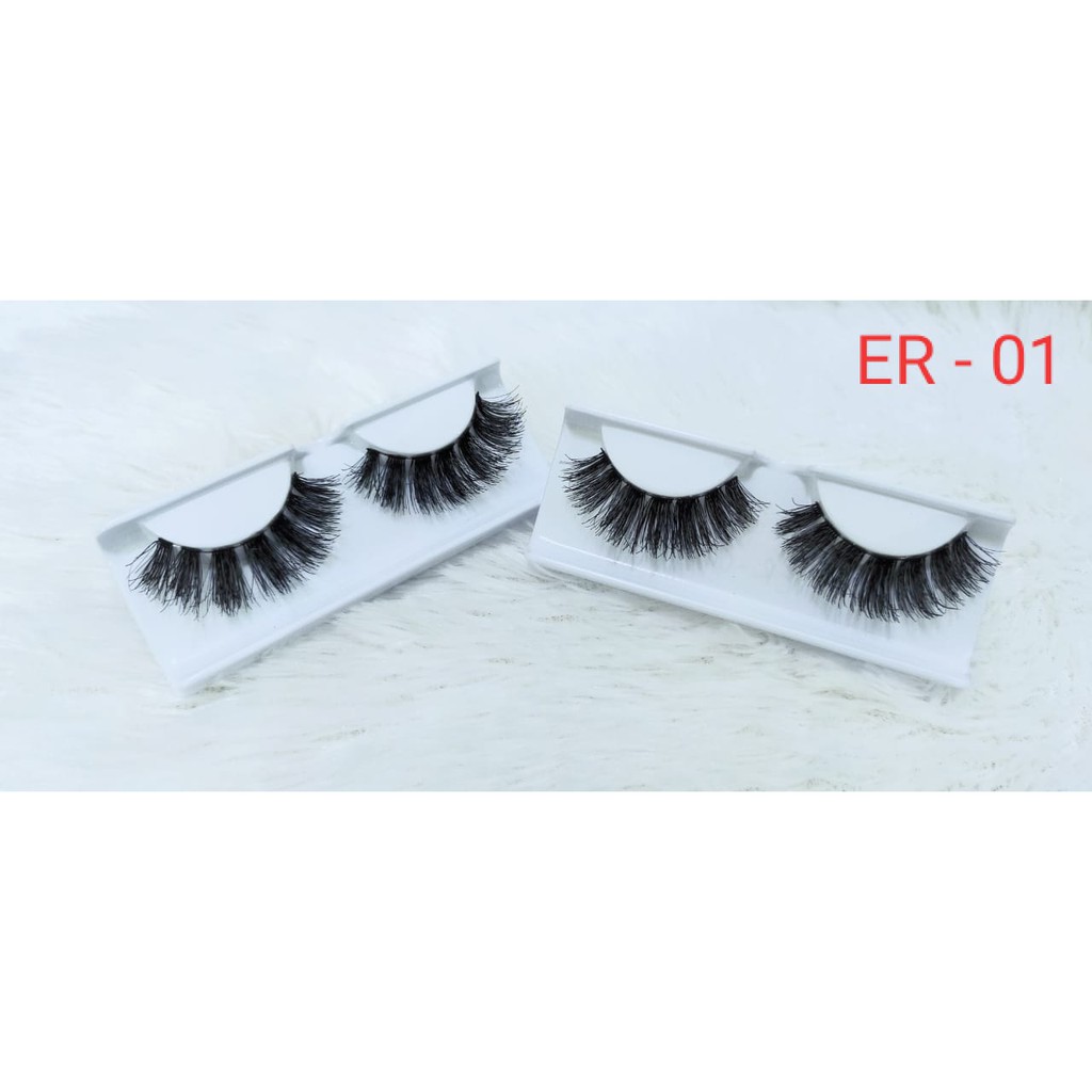 ER-01 Bulu Mata Palsu 3D / Eyelash Extention / Bulu Mata Murah TIDAK TERMASUK PENUTUP MIKA