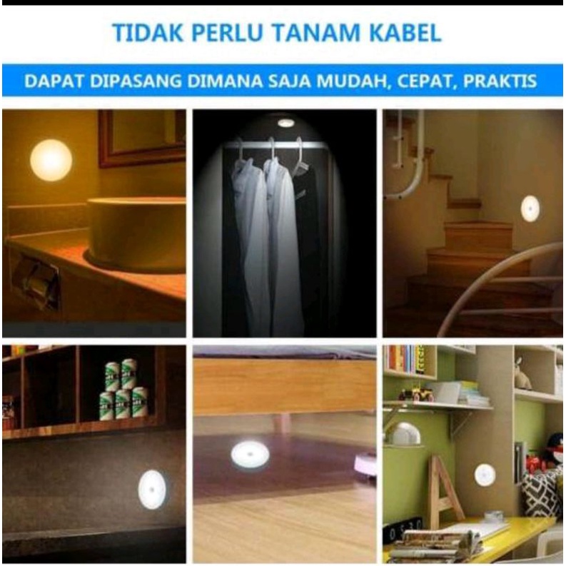 lampu tidur led sensor gerak