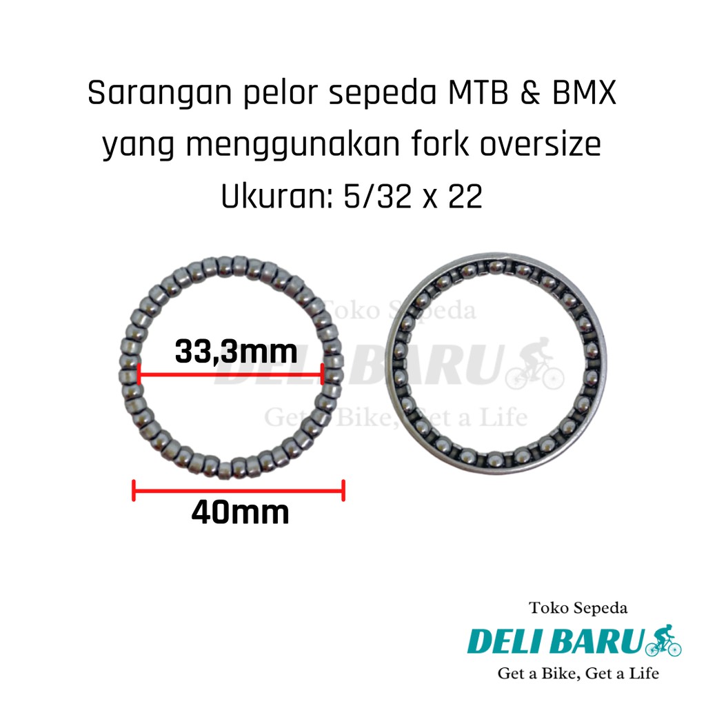 Sarangan pelor lahar Kom fork oversize sepeda BMX MTB taiwan