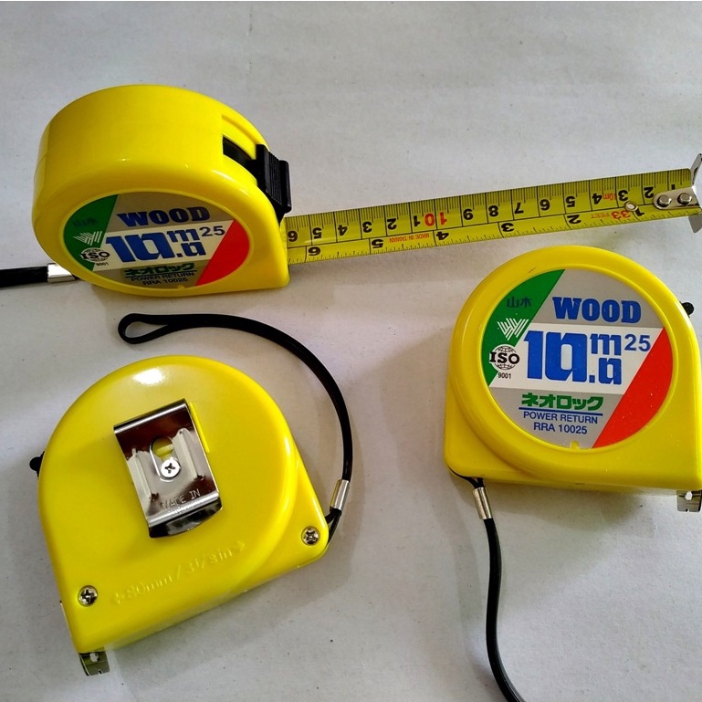 METERAN PVC WOOD 10M/MEASURING TAPE/METERAN TUKANG/METERAN PERKAKAS TUKANG