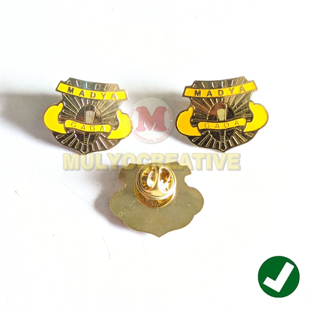 Pin Krah Satpam Gada Madya Warna Kuning Pin Kerah Satpam Murah