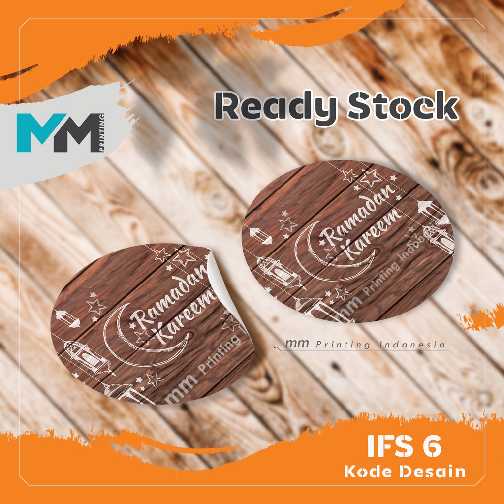 [20pcs]Stiker Idul Fitri/Stiker Lebaran/Stiker ucapan selamat hari raya-IFS 6 (Isi 20pc)