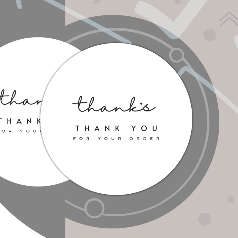 

STICKER thank you