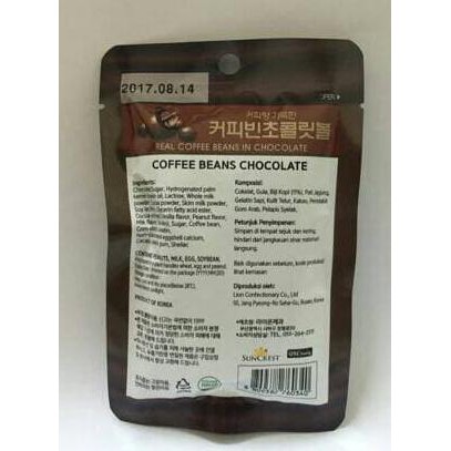 

New Suncrest Korean Coffee Beans Chocolate Coklat Biji Kopi Korea