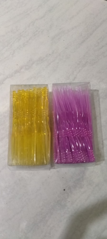 [2 Pack] Garpu Kecil Plastik [+/1 160 Pcs]