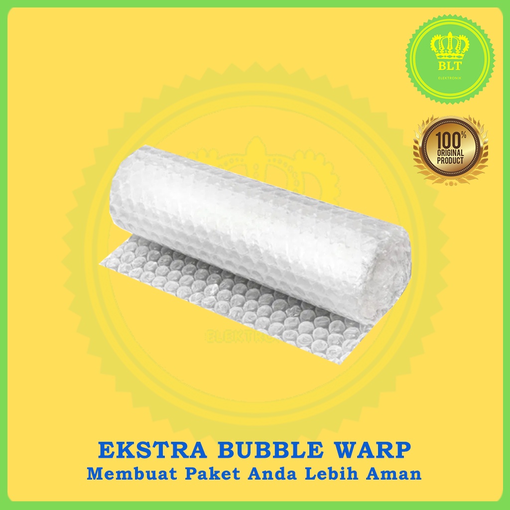 

BUBBLE WARP Untuk Ekstra Packing Produk BLT ELEKTRONIK