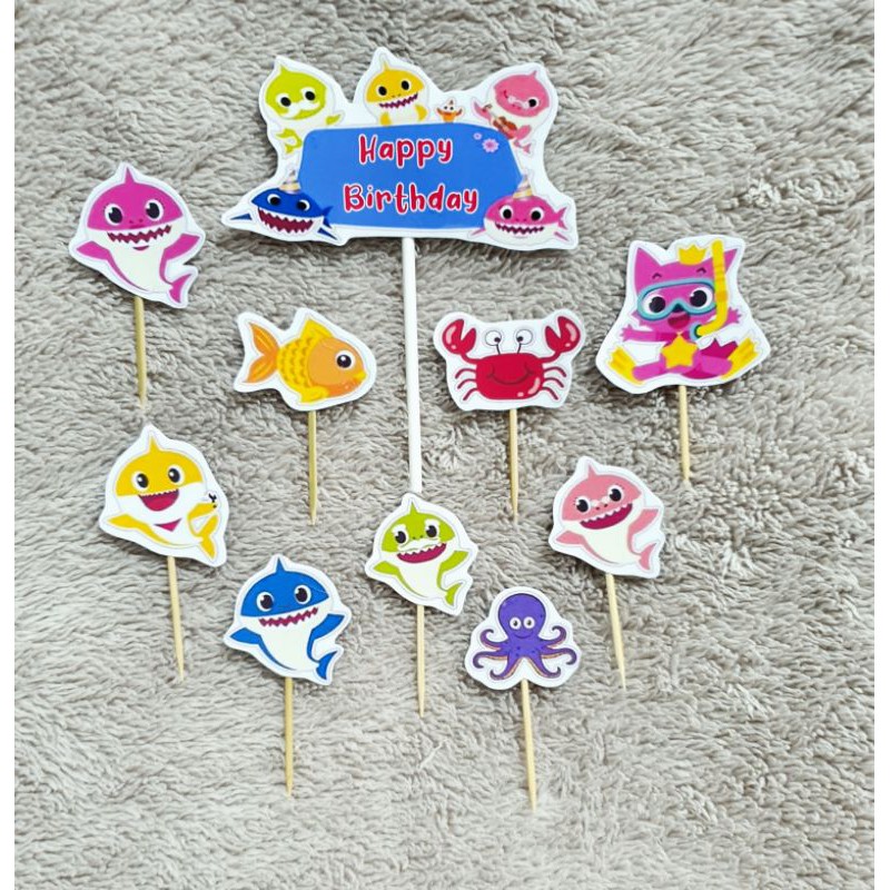 topper baby shark no custom