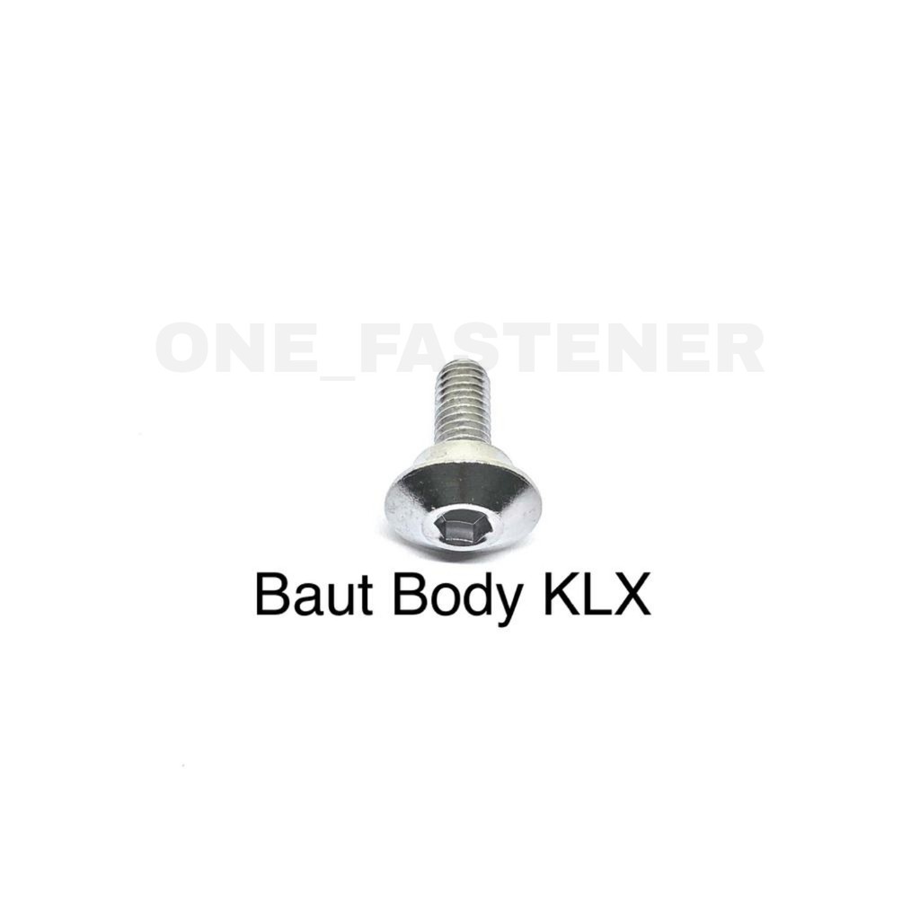 Baut Body KLX CHROME Kunci L5 cover body ninja Kepala Payung M6 bosh