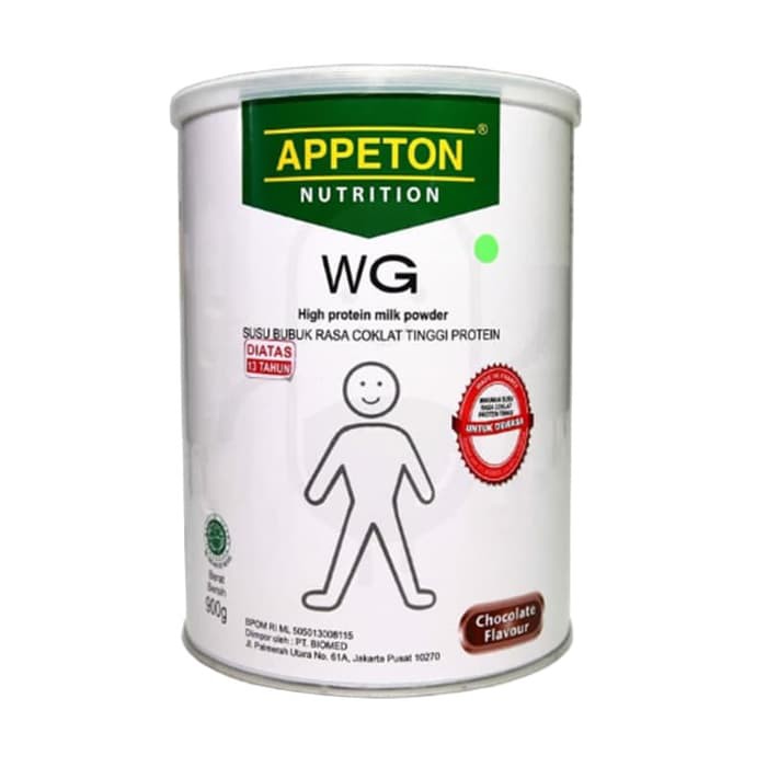 APPETON WEIGHT GAIN ADULT RASA COKLAT 450G / Susu Penambah Nerat Badan