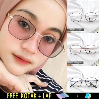 Image of Kacamata Photocromic Anti Radiasi 2 in 1 Blueray Gaya Vintage Untuk Pria Dan Wanita