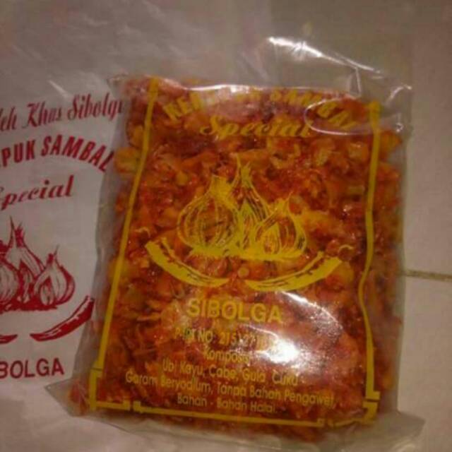 

Keripik Sambal khas sibolga 1/2Kg