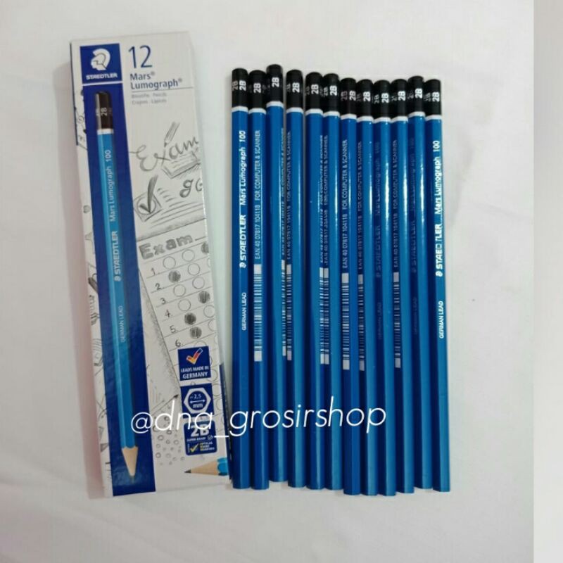 

(1 Pcs) Pensil Kayu 2B Staedtler
