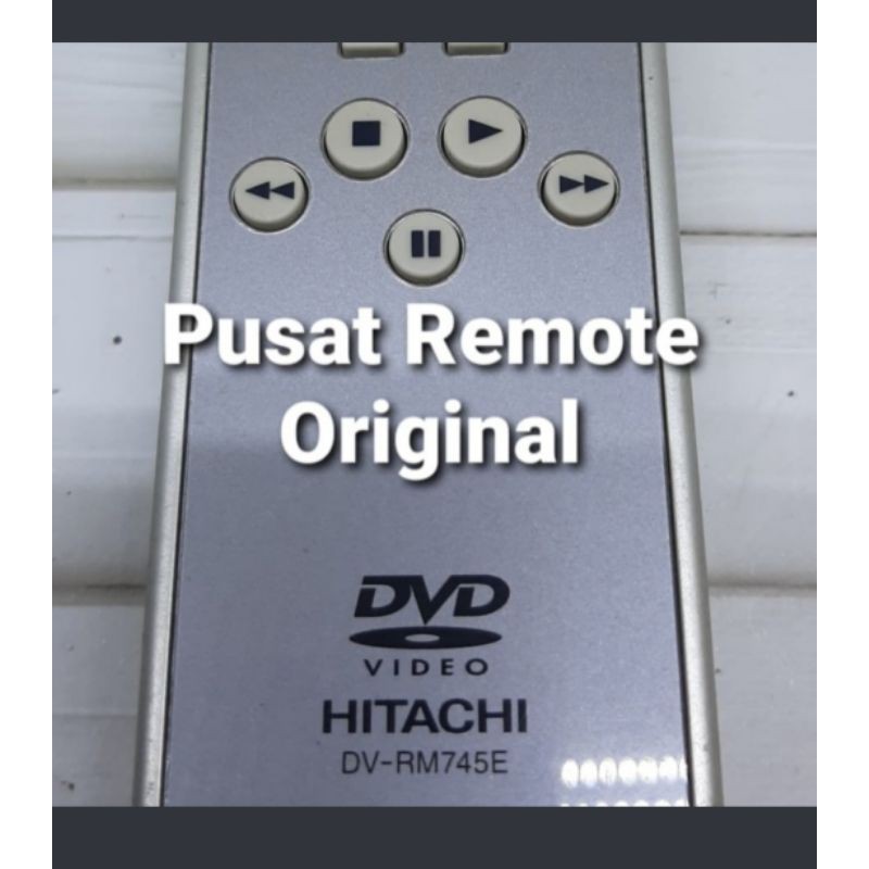 REMOTE REMOT DVD HITACHI DV-RM745E ORIGINAL ASLI