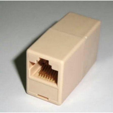 BAREL RJ45 COUPLER FEMALE TO FEMALE (BAREL RJ 45)