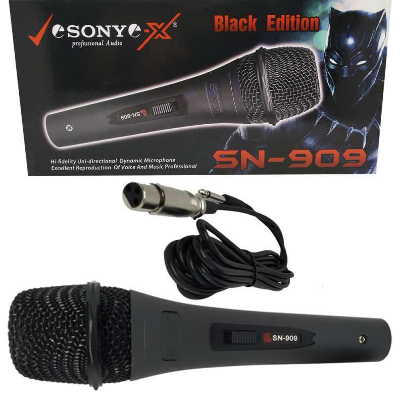 Mic Microphone Karaoke SONY SN-703 / Mic Kabel Vokal Dynamic