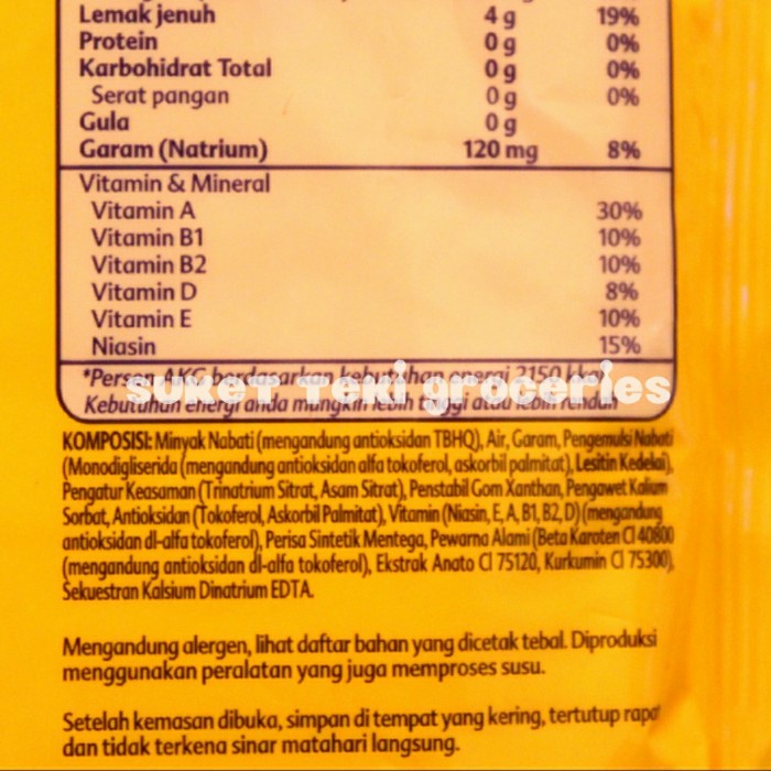

butter-mentega- blue band 200 gram mentega serbaguna sachet satuan -mentega-butter.