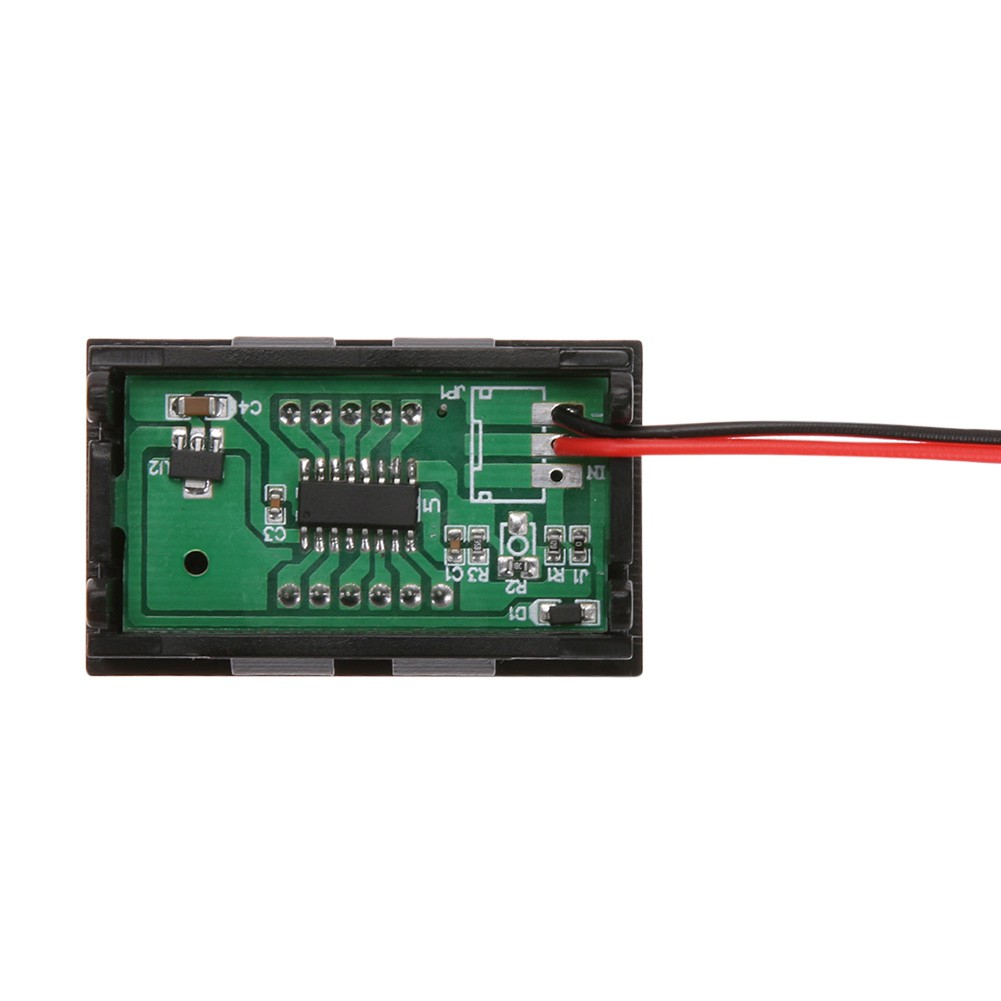 Electrical Mini 2 Wire 3-Digital DC 4.5-30V  Voltage Meter LED Panel Display