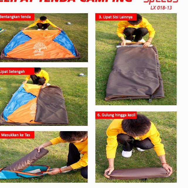 Tenda Camping Speeds 2mx1.5mx1.1m Luas 3 Orang Tenda Gunung Camo Model Dome 018-13