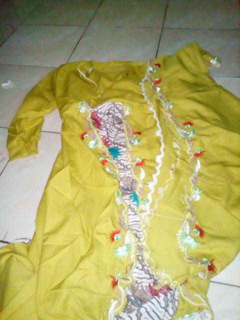 Gamis Syari Jumbo 2in1 Busui Batik Prada Ld110cm Xxl New Model Best Seller Good Quality