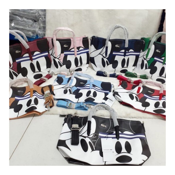 Kode SZ4420 mickey lacoste tote bag