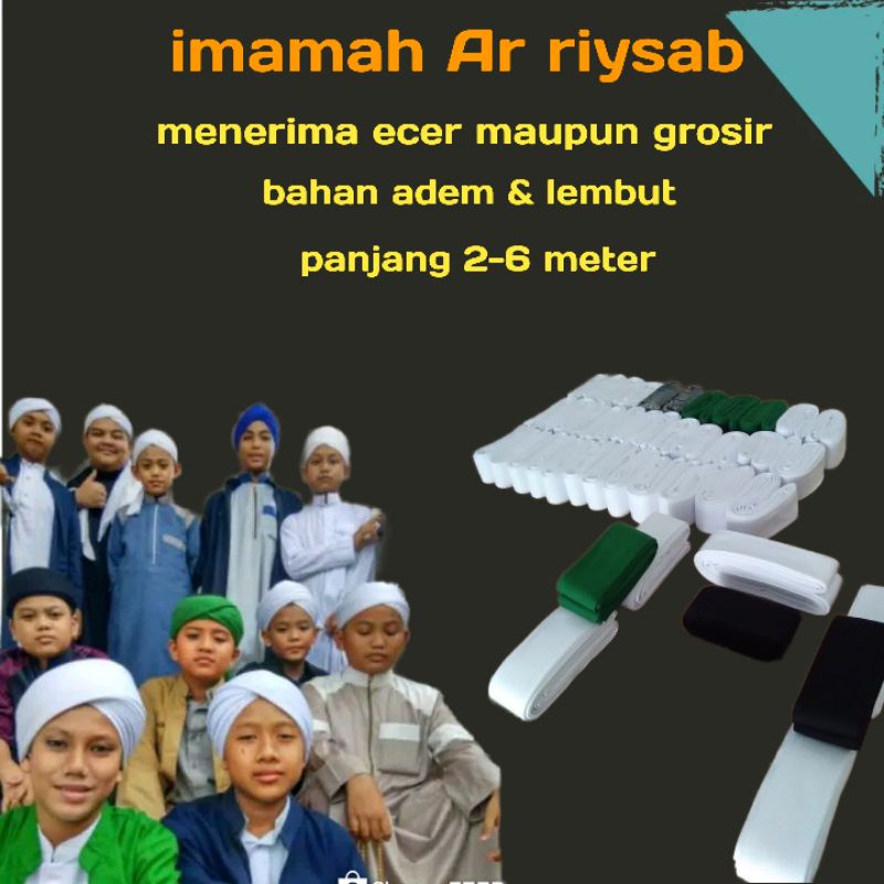 imamah 4 meter/sorban kepala, imamah hadromat