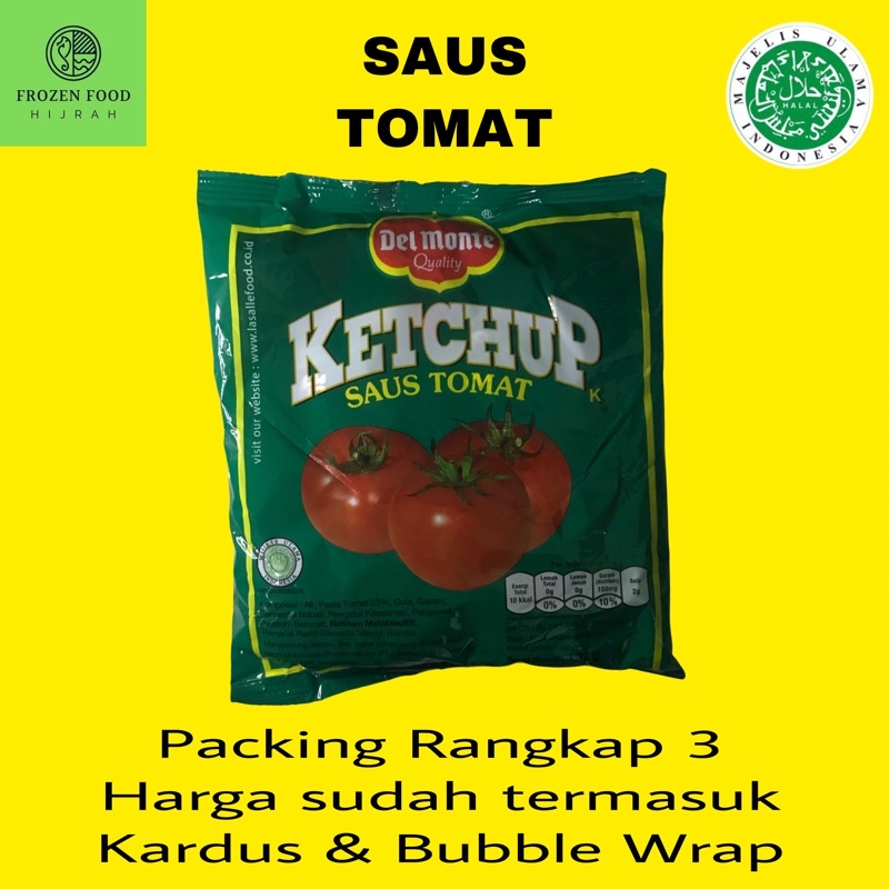 

DELMONTE SAUS TOMAT SACHET 24x@8GR