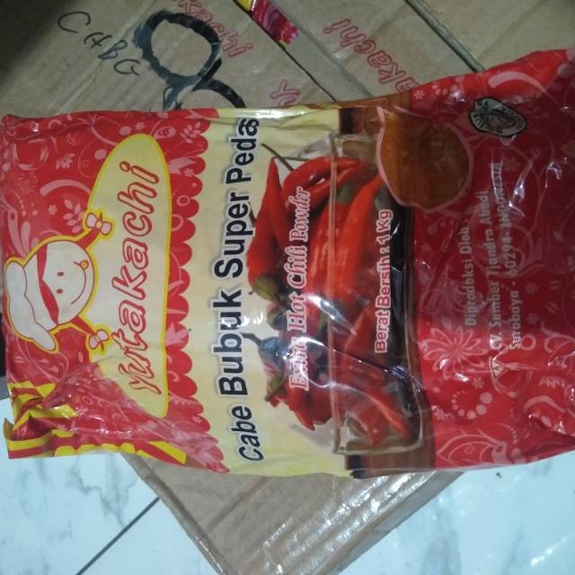 

Bubuk cabe pedas yutakachi 1kg