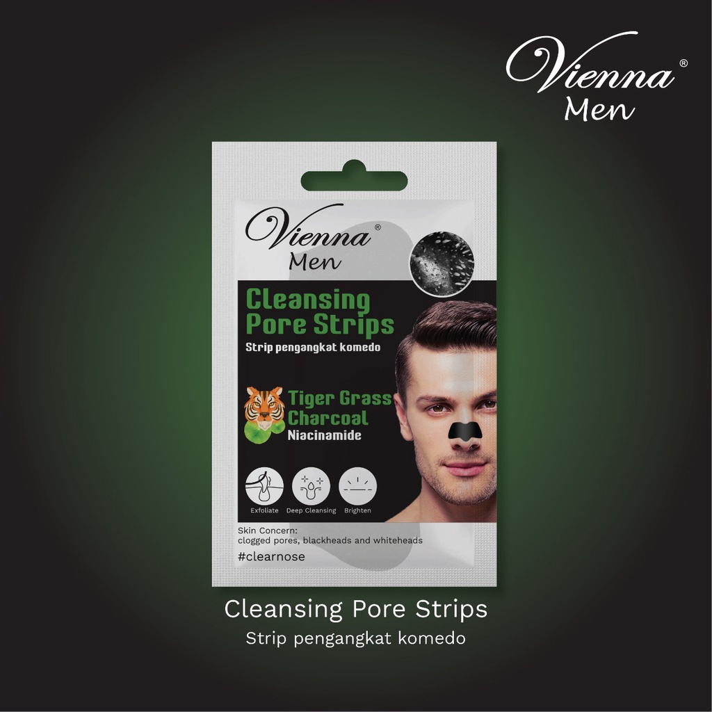 OBRAL MURAH ! CUCI GUDANG ! HARUS HABISA !  VIENNA CLEANSING PORE STRIPS / STRIP PENGANGKAT KOMEDO / MASKER HIDUNG MURAH / MEN