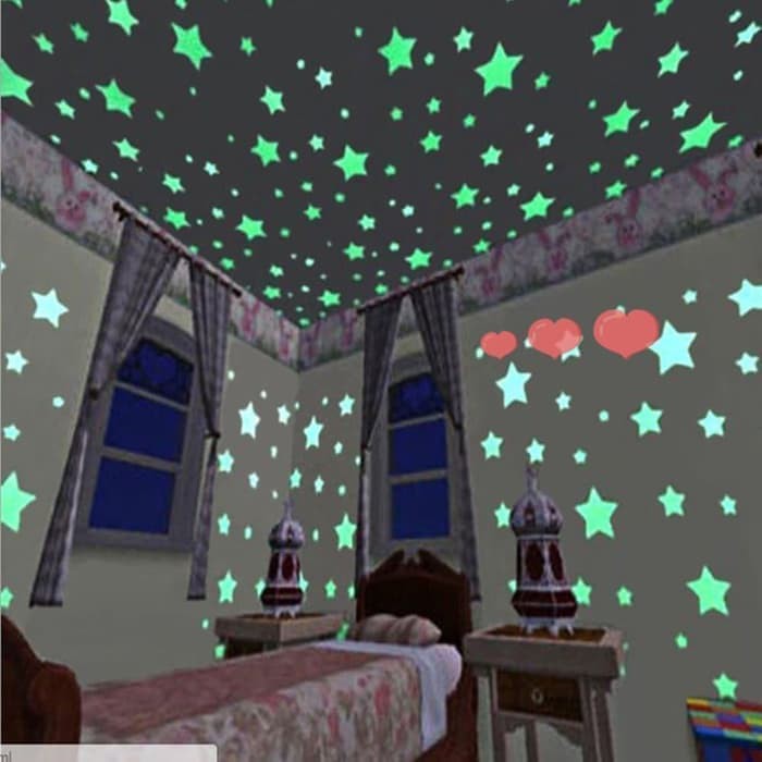 SLS89 Hiasan Dinding Glow In The Dark Wall Sticker SLS89 Hiasan Dinding Glow In The Dark Wall Sticker