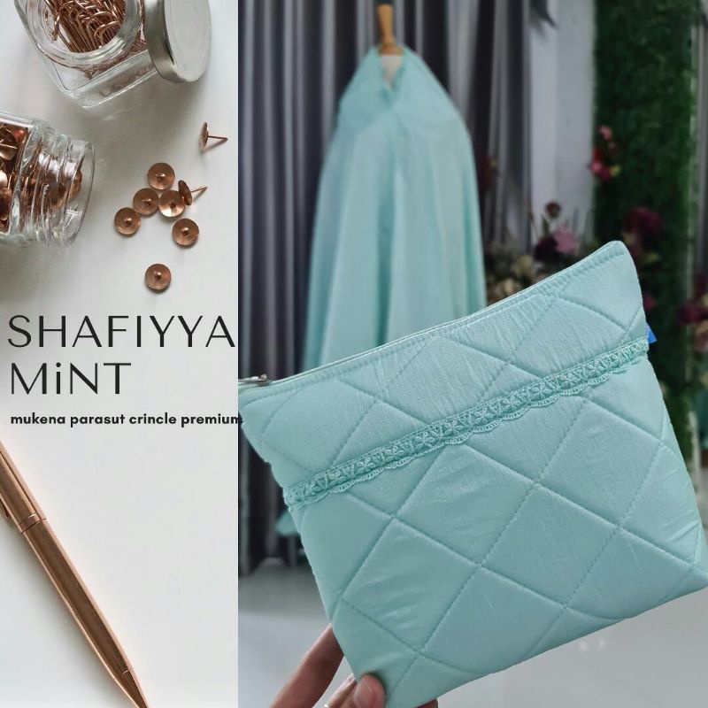 Mukena parasut (Shafiyya)/mukena parasut premium/mukena parasut travelling/mukena/mukena mahar/muken