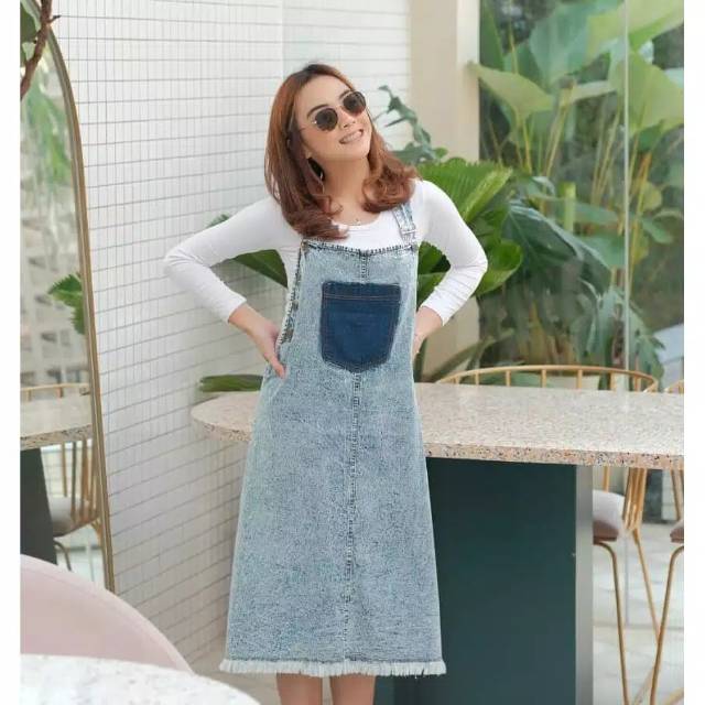 Elsa overall fashion remaja