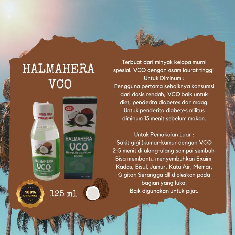 

VCO minyak kelapa murni