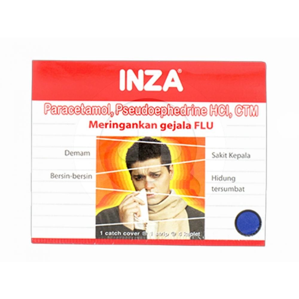 Inza FLU Pereda Pilek Demam Strip ORIGINAL-BPOM