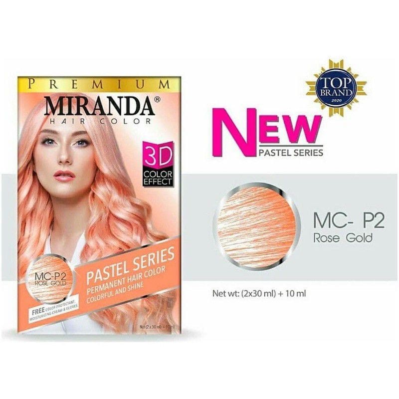 MIRANDA HAIR COLOR PASTEL SERIES MC-P1 TARO LATTE ~ ORIGINAL 100%