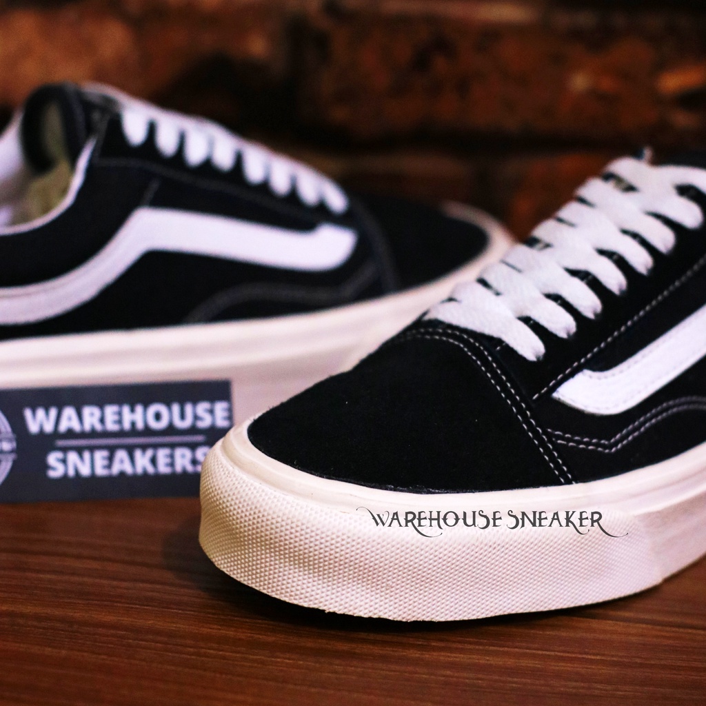 Sepatu Old SKool Og Black White Sepatu Sneakers Old School OldSkool Hitam Putih