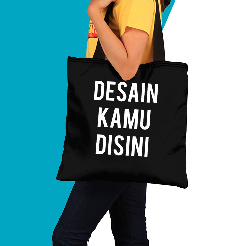 Tote Bag Kanvas Custom Desain Sendiri