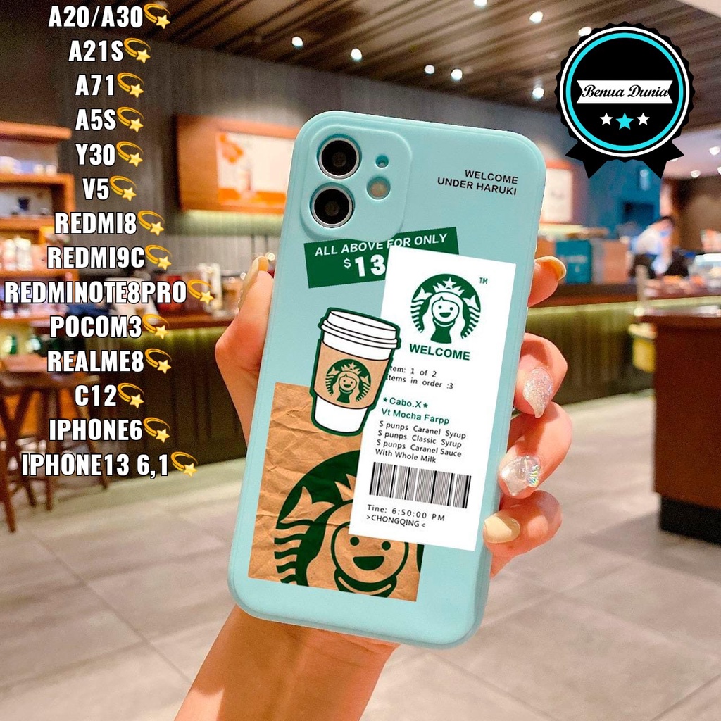 SS074 SOFT CASE TPU DESAIN STAR BUCK VIVO Y75 Y55 5G Y15S Y01 Y21 Y21S Y33S Y12 Y15 Y17 V5 V5S Y20 Y20S Y12S Y30 Y50 Y30I Y51 2020 Y71 Y71I Y81 Y81C Y83 Y91 Y93 Y95 Y91C Y1S V11 V15 V20 SE V21 S1 Z1 PRO BD2147-7