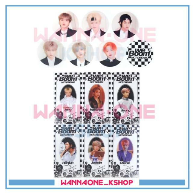 nct dream circle card boom card we boom album photocard  nct 127  jeno jisung jaemin haechan renjun